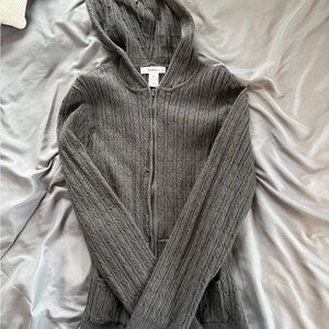 Style & Co. Dark Gray Knit Top